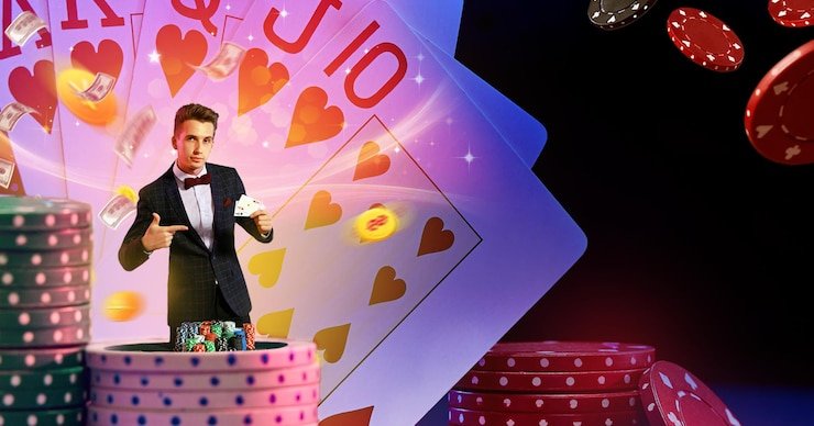 Antarmuka permainan Dragon Tiger dengan pilihan taruhan dan dealer langsung